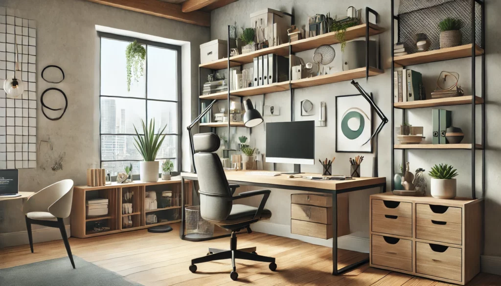 Bureau à la maison concilier fonctionnalité et esthétisme