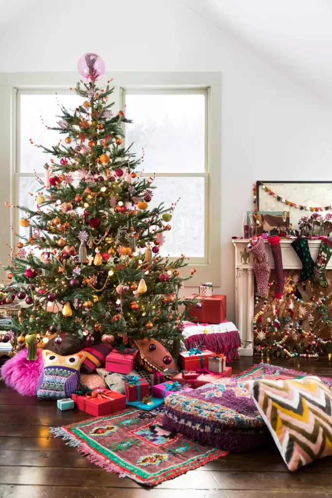 Les tons bijoux pour votre table déco de Noël