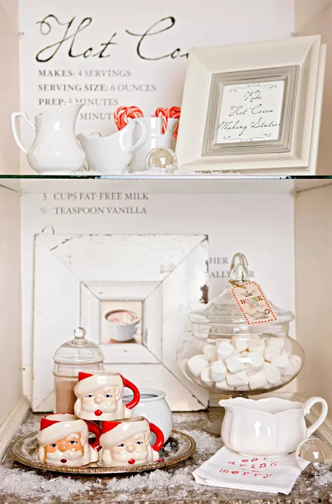 Les objets et décorations de Noël anciennes