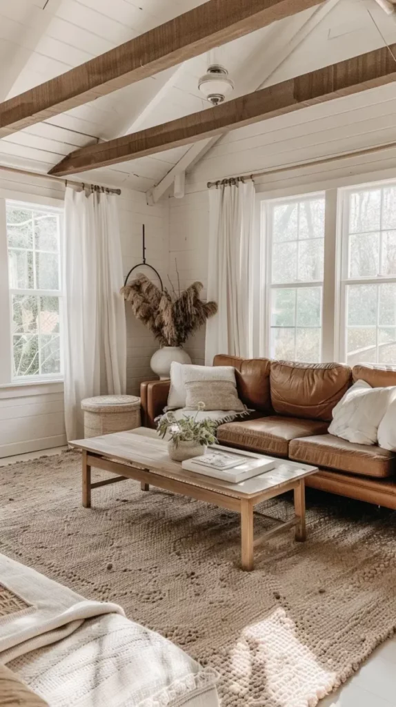 Rideaux pour le style ferme moderne