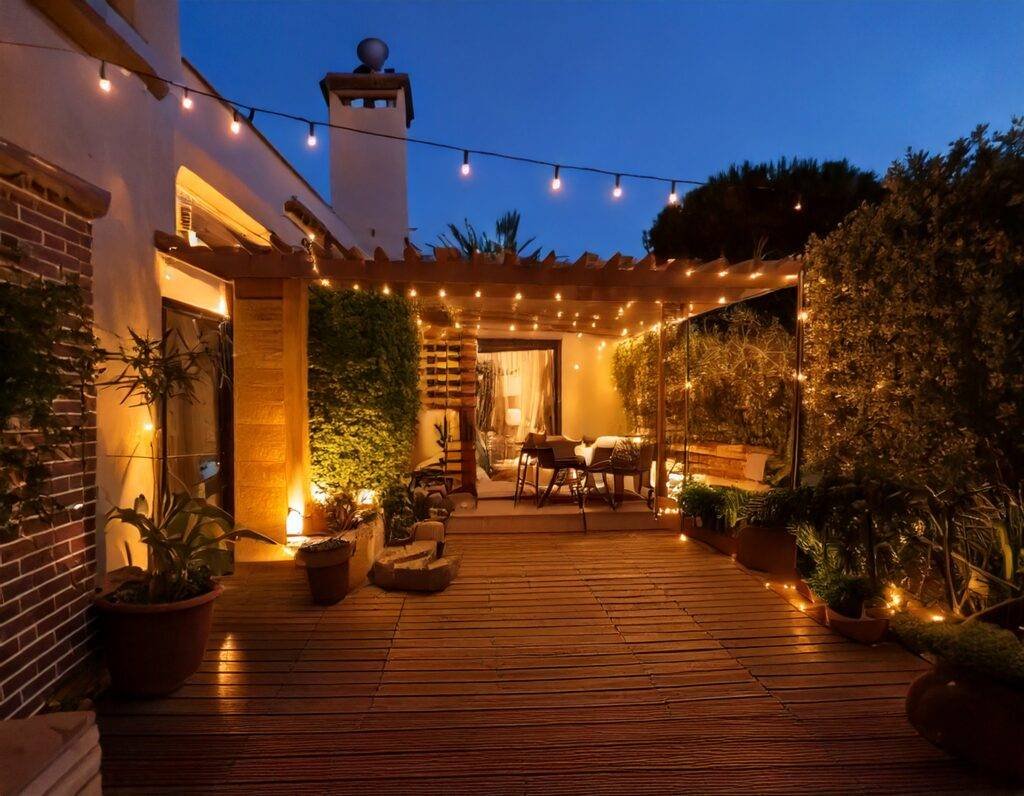 Comment sublimer votre terrasse avec une guirlande guinguette chaleureuse