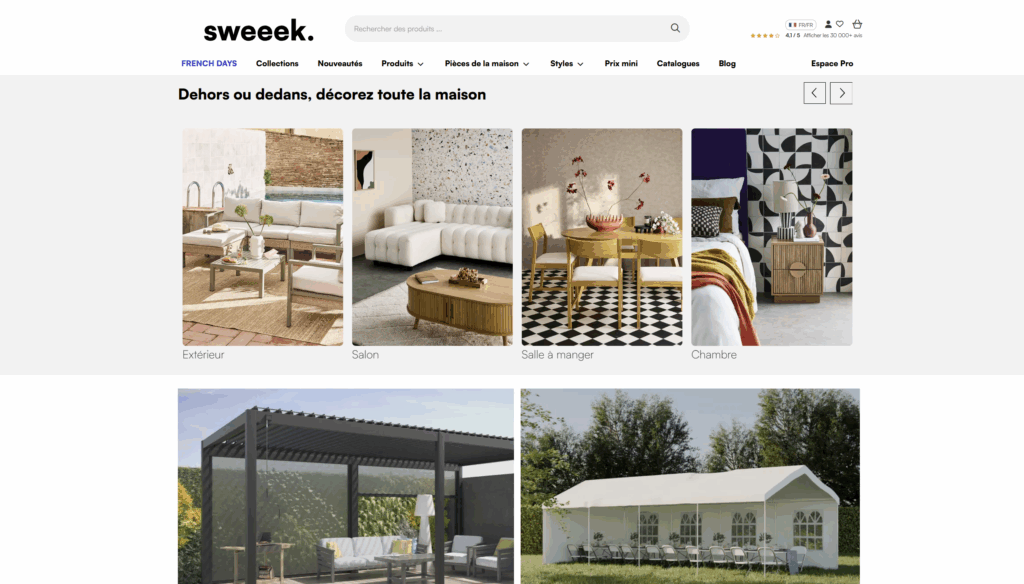 J'ai commandé un salon de jardin Sweeek ex-Alice's Garden Verdict de mon test complet 
