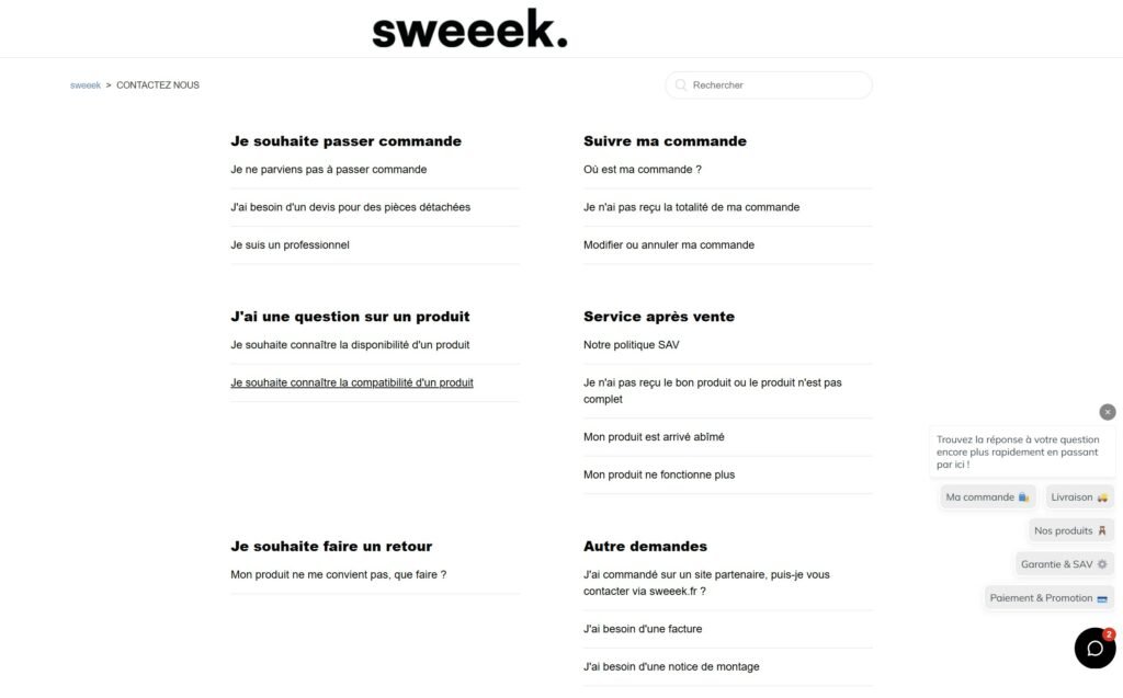 SAV Sweeek