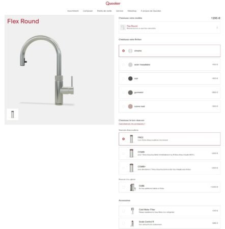 créer son Quooker sur-mesure