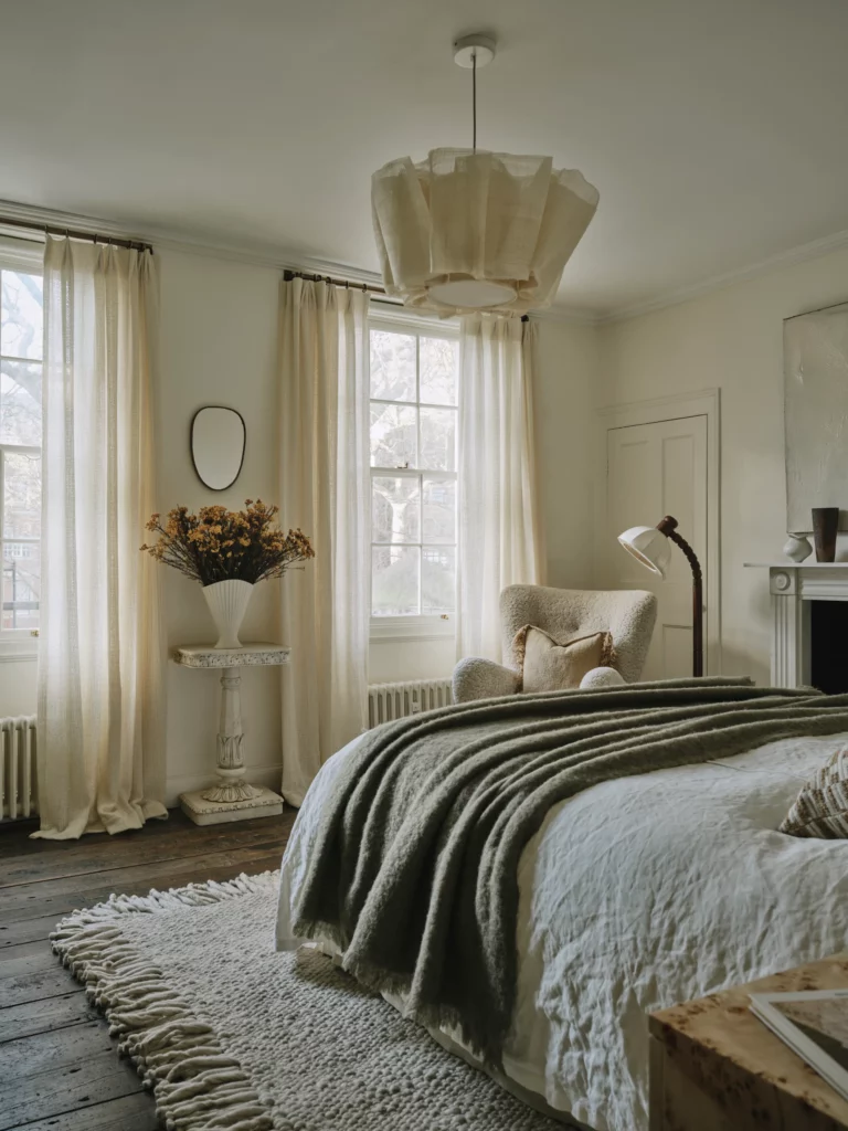 Une chambre moderne et chaleureuse géorgienne 