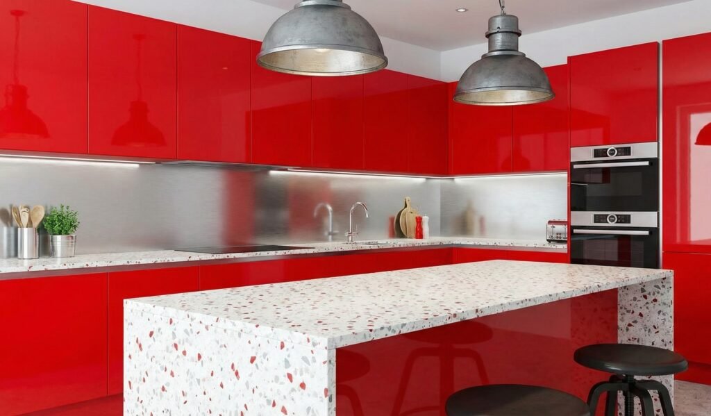 Du bordeaux chic au rouge Vinyle Pop