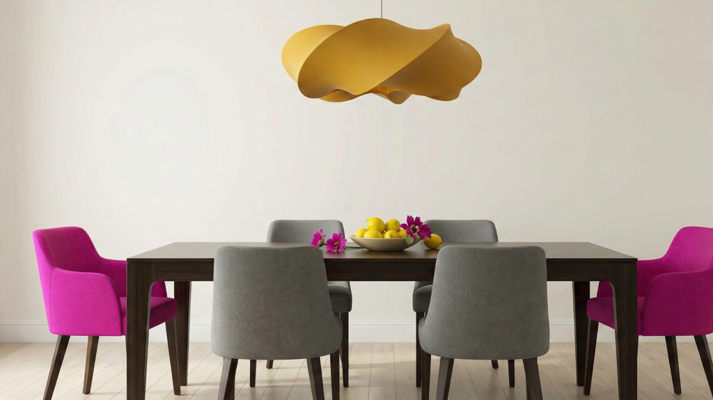 Fuchsia Électrique et Jaune Ambre