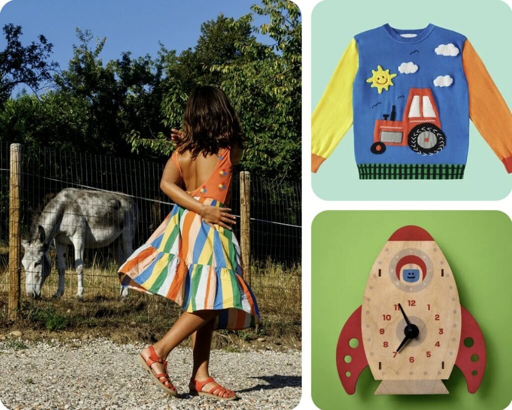 Récré Rétro chambre d'enfant vintage upcycling