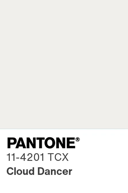 color chip PANTONE 11-4201