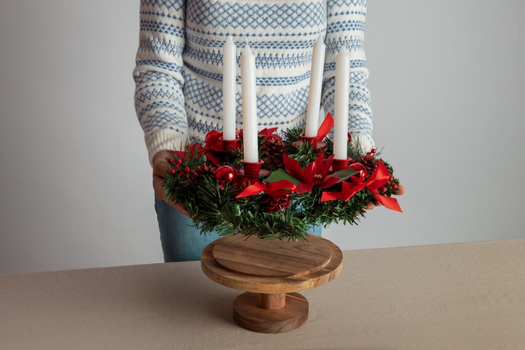 fabriquer une couronne de Noël fabriquer une couronne de Noël