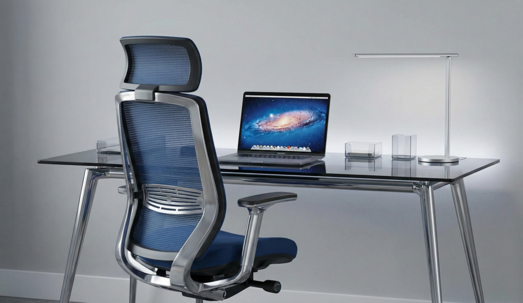 Bureauespace de travail Ovniprésent productivité futuriste