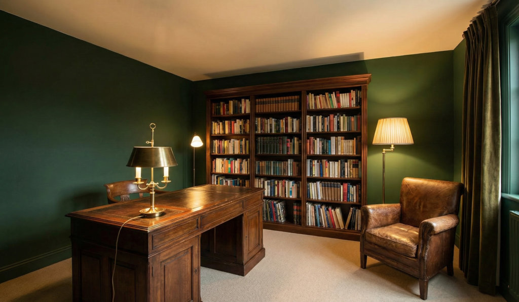 Le bureau vintage cœur de l'espace La Vie en Prose