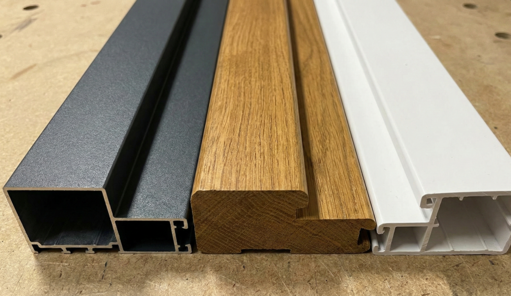 profilés de véranda aluminium, bois et PVC
